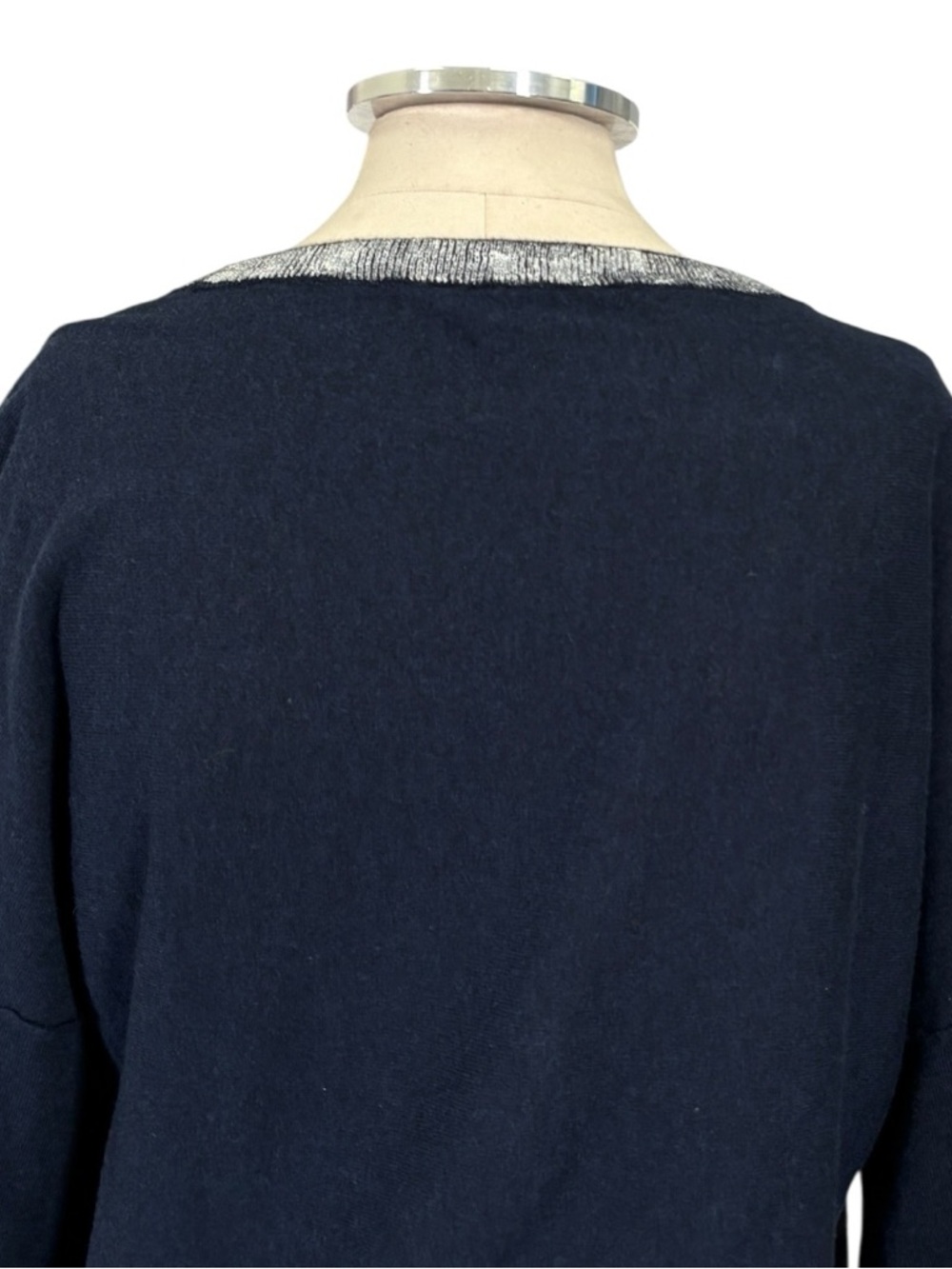 Zadig & Voltaire Anouk Foil Cashmere Blend Sweater Size XS - Picture 7 of 11